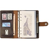 【新着商品】ROTERDON システム手帳 A6 革 2026 6穴 リフィル付 Amazon.co.jp: ROTERDON システム手帳 A6 革 2026 6穴 リフィル付き